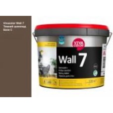 Краска интерьерная латексная Vivacolor Wall 7 C мат Темный шоколад N468 9 л