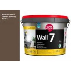 Краска интерьерная латексная Vivacolor Wall 7 C мат Темный шоколад N468 9 л