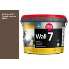 Краска интерьерная латексная Vivacolor Wall 7 C мат Темный шоколад N468 2,7 л