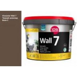 Краска интерьерная латексная Vivacolor Wall 7 C мат Темный шоколад N468 2,7 л