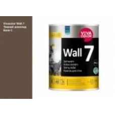 Краска интерьерная латексная Vivacolor Wall 7 C мат Темный шоколад N468 0,9 л