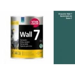 Краска интерьерная латексная Vivacolor Wall 7 C мат Болотный лес M370 0,9 л