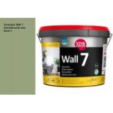 Краска интерьерная латексная Vivacolor Wall 7 C мат Альпийский мох S384 9 л