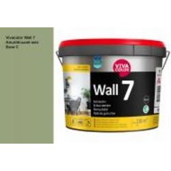 Краска интерьерная латексная Vivacolor Wall 7 C мат Альпийский мох S384 9 л