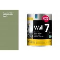 Краска интерьерная латексная Vivacolor Wall 7 C мат Полярный мох S385 0,9 л