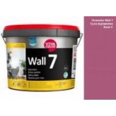 Краска интерьерная латексная Vivacolor Wall 7 C мат Сухая клюква S335 2,7 л