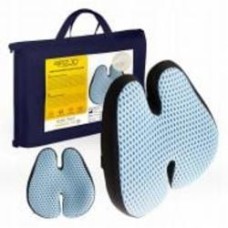 Подушка ортопедическая для спины 41x40 см Sky Blue (P-5907739318770) 4fizjo голубой с черным