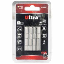 Набор бит Ultra 8×25мм 1/4 8 шт. 4015032