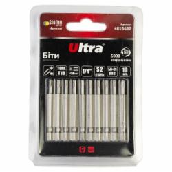 Набор бит Ultra 10×50мм 1/4 10 шт. 4015482