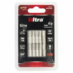 Набор бит Ultra 30×25мм 1/4 10 шт. 4015402