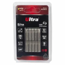 Набор бит Ultra 40×25мм 1/4 10 шт. 4015812
