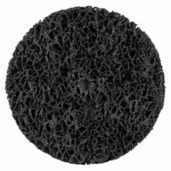 Круг зачистной Sigma из нетканого абразива (коралл) Ø100мм без держателя черный мягкий 9175821