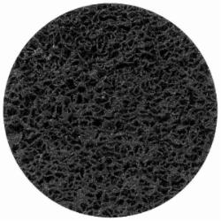 Круг зачистной Sigma из нетканого абразива (коралл) Ø125мм на липучке черный мягкий 9176261