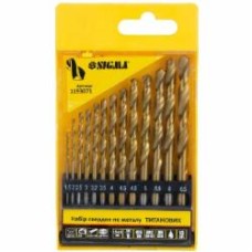 Набор сверл по металлу Sigma HSS-TIN титановых 1.5-6.5 мм 13 шт. 1193071