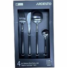Набор столовых приборов Ardesto 4 шт (AR0704TB) Black Mars Trento