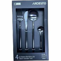Набор столовых приборов Ardesto 4 шт (AR0704TB) Black Mars Trento