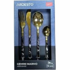 Набор столовых приборов Ardesto 16 шт (AR1916MBS) Gemini Marmo