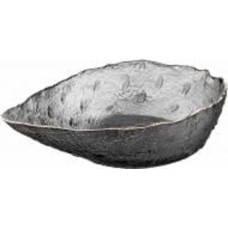 Салатник Ardesto Leaf 17.5 см стекло серое AR5010