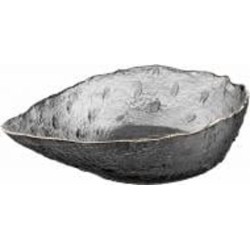 Салатник Ardesto Leaf 17.5 см стекло серое AR5010