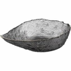 Салатник Ardesto Leaf 21.5 см стекло серое AR5011
