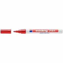 Маркер Edding Paint 1-2 мм круглый красный e-751/02