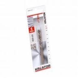 Сверло по металлу Kreator с кобальтовым покрытием HSS-CO Ø 5x86 мм 1 шт. KRT011512