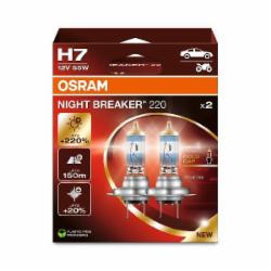 Автолампа галогенна Osram Night Breaker 220 H7 55 Вт 2 шт.(OS64210NB2202HB)