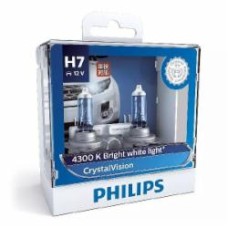 Автолампа галогенна Philips CrystalVision H7 55 Вт 2 шт.(PS12972CVSM)