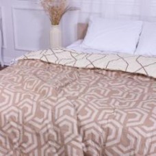 Одеяло антиаллергенное лето №2808 Сolor Fun Line (чехол бязь 100%) Geometry Ecosilk 172x205 см MirSon с принтом