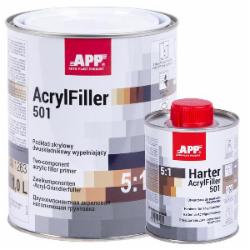 Грунт акриловый 2K HS Acrylfiller 5:1 с отвердителем черный 1 л + 0,2 л APP Грунт акриловый 2K HS Acrylfiller 5:1 с отвердителем черный 1 л + 0,2 л APP