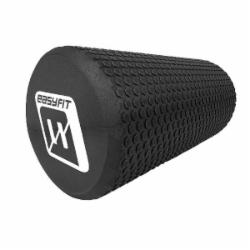 Массажный ролик EasyFit Foam Roller 30 см черный