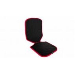 Накидка под детское автокресло EVAtech BS12260DK2RBR черный/ красный