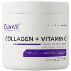 Биологически активная добавка Ostrovit Collagen + Vitamin C Натуральный 200 г