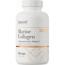 Биологически активная добавка Ostrovit Marine Collagen + Hyaluronic Acid + Vitamin C 120 капсул 86 г