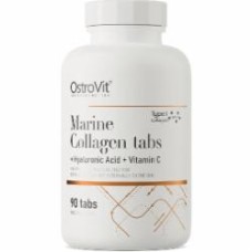 Биологически активная добавка Ostrovit Marine Collagen + Hyaluronic Acid + Vitamin C 90 таблеток 103 г