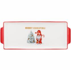 Блюдо Ardesto Gnomes 30х12 см фарфор прямоугольный AR3061