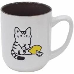 Чашка Ardesto Cat 380 мл керамика бело-серый (AR3055) Чашка Ardesto Cat 380 мл керамика бело-серый (AR3055)