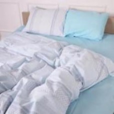 Комплект постельного белья Бязь 17-4834 Clarissa 2x143x210 см голубой MirSon