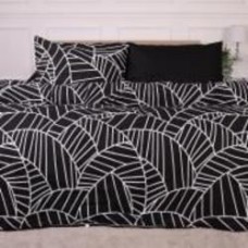Комплект постельного белья Ranforce Elite 17-4845 Filiberto 2x143x210 см черный MirSon