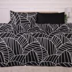 Комплект постельного белья Ranforce Elite 17-4845 Filiberto 2x143x210 см черный MirSon