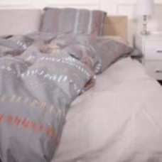 Простынь Бязь 17-4841 Elisabetta 150x220 см бежевый с принтом MirSon