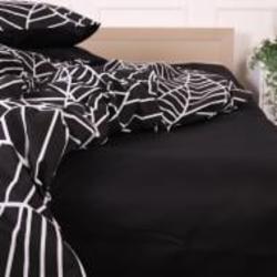 Простынь Ranforce Elite 17-4845 Filiberto 180x220 см черный с белым MirSon