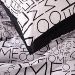 Наволочка Бязь 17-4848 Gaetano 50x50 см черный с белым MirSon