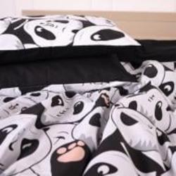 Наволочка Ranforce Elite 17-4850 Panda 40x40 см черный с белым MirSon Наволочка Ranforce Elite 17-4850 Panda 40x40 см черный с белым MirSon
