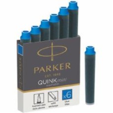 Набор картриджей Quink Mini синий 79842 Parker 6 шт.