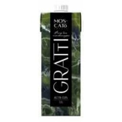 Вино Gratti MOSCATO столовое полусладкое белое 1 л