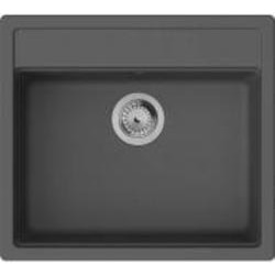 Мойка для кухни Hansgrohe S52 гранитная прямоугольная без крыла 550х490х190 мм врезная S520-F510 графит