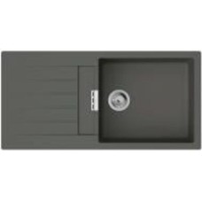 Мойка для кухни Hansgrohe S52 гранитная прямоугольная с крылом 980х480х190 мм врезная S52-F480 графит