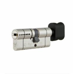 Цилиндр RB-LOCKS 50x50 ключ-вороток 100 мм никель сатин Keylocx