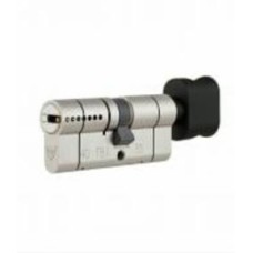 Цилиндр RB-LOCKS 40x50 ключ-вороток 90 мм никель сатин/черный Keylocx
